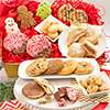 Zoomed in Image of The Holiday Cookie Basket