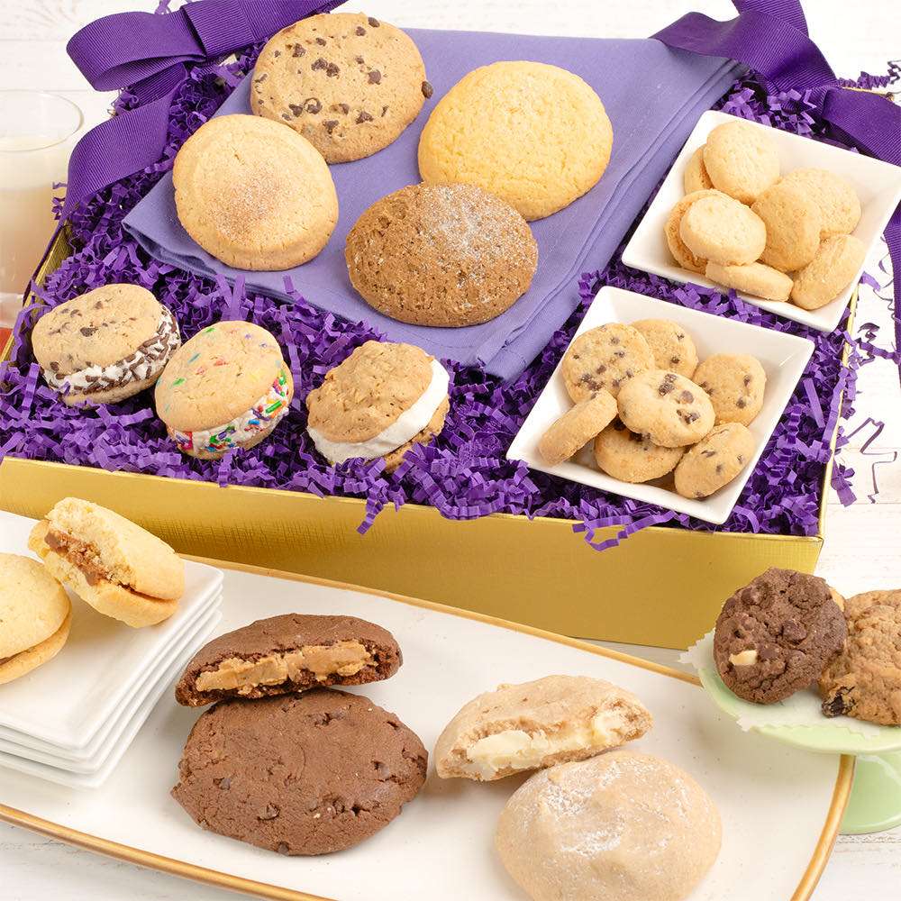 The Gourmet Cookie Basket Close-up
