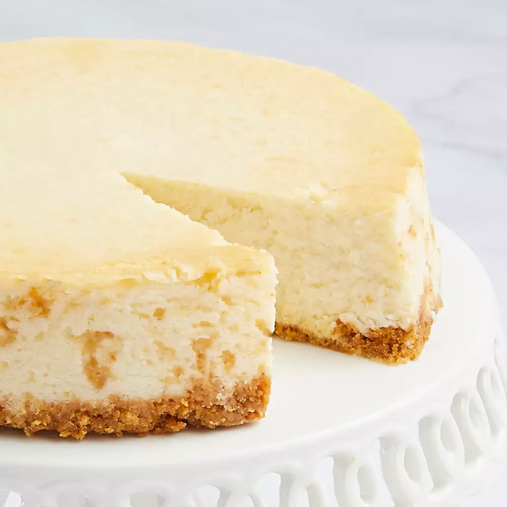 New York Cheesecake Close-up