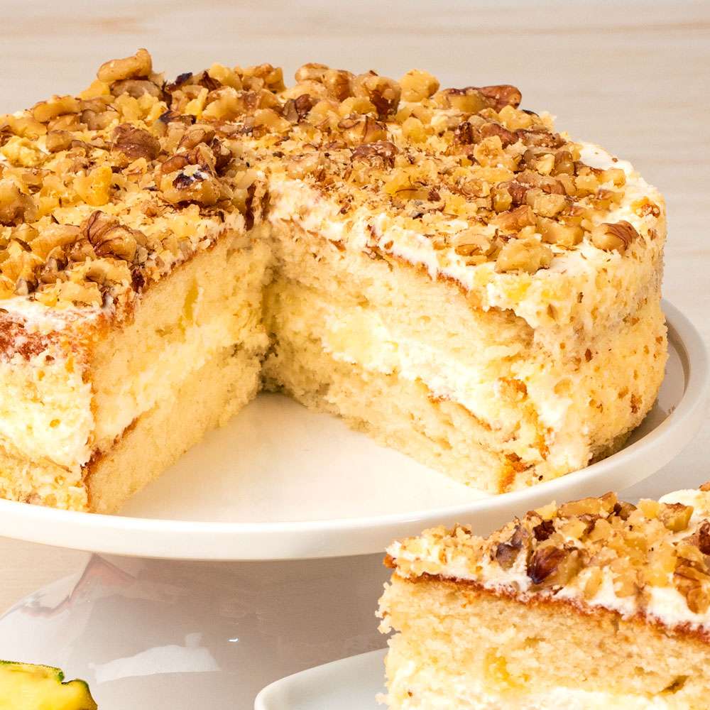 Hummingbird Cake Close-up