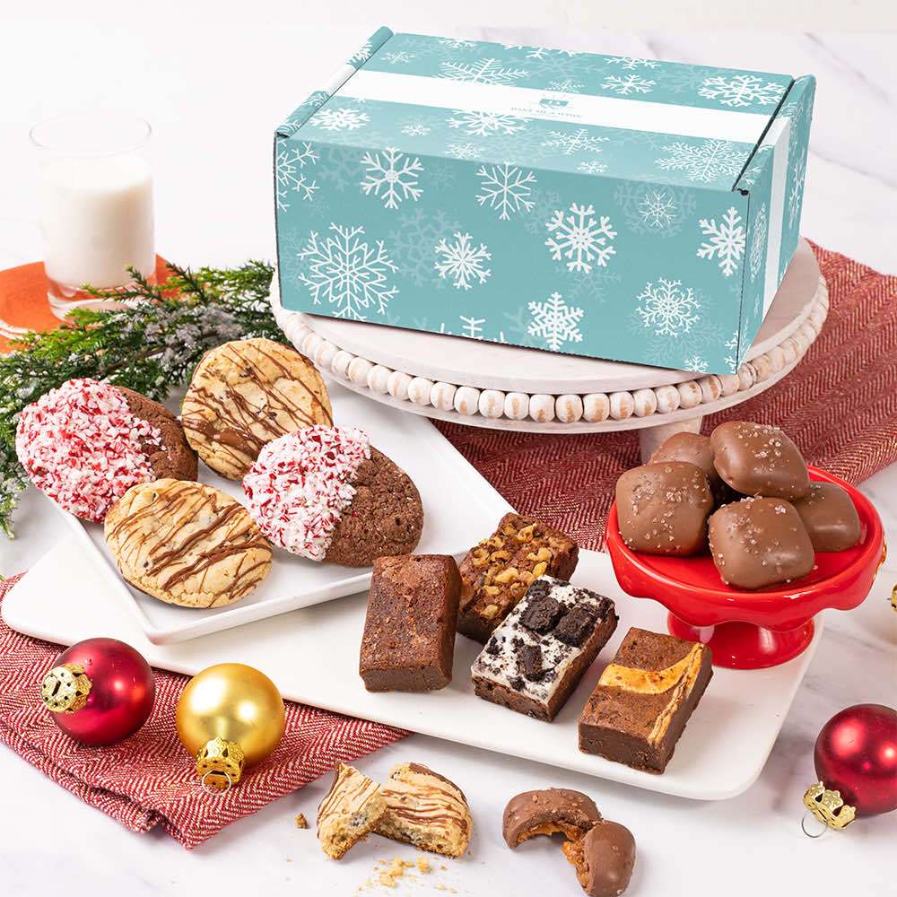 Chocolate Lovers Holiday Snack Box  Close-up
