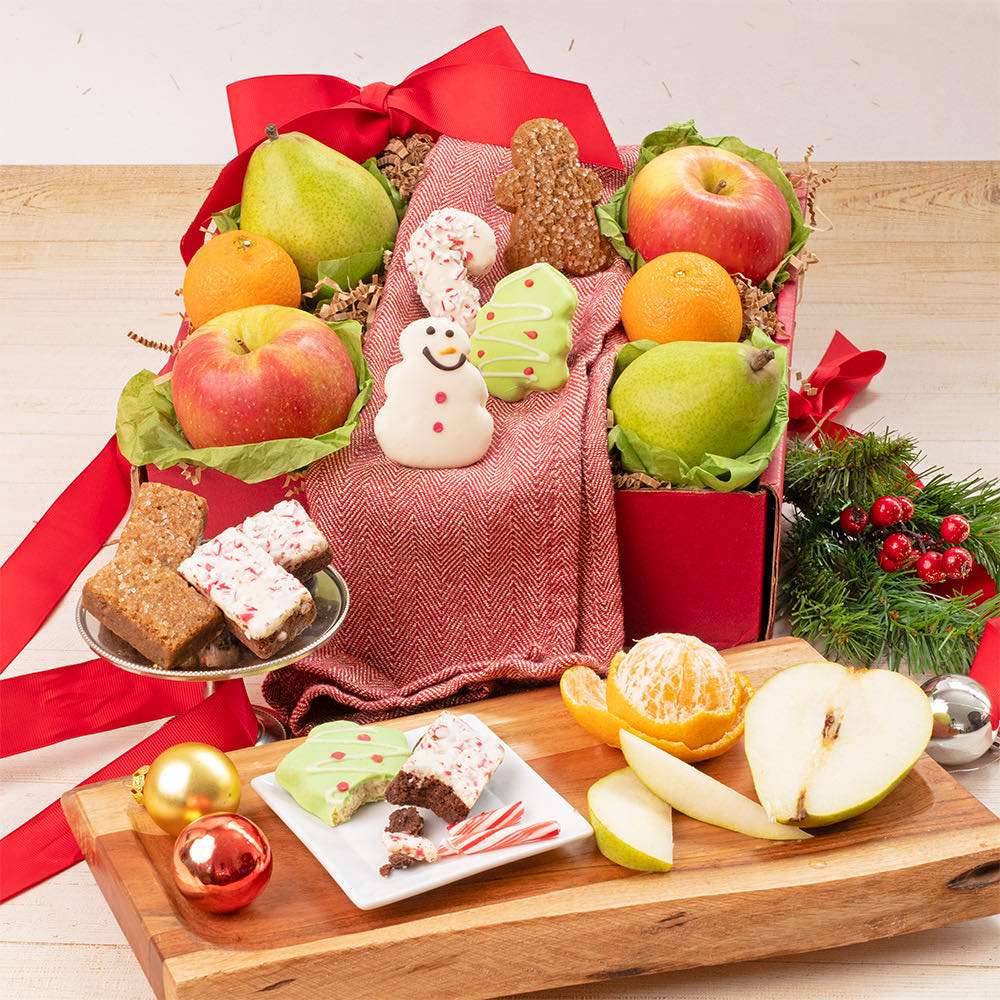 Holly Jolly Fruit & Bakery Box