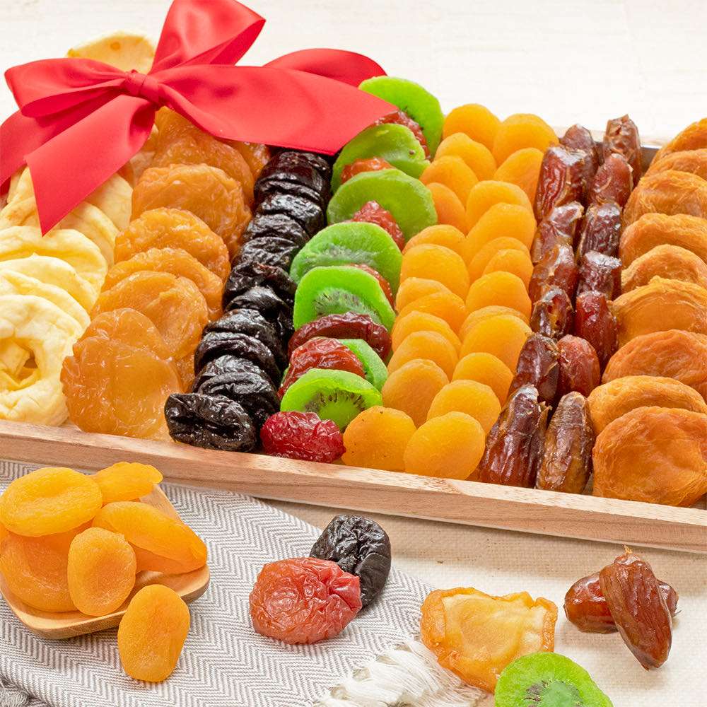 Deluxe Dried Fruit Tray Close-up