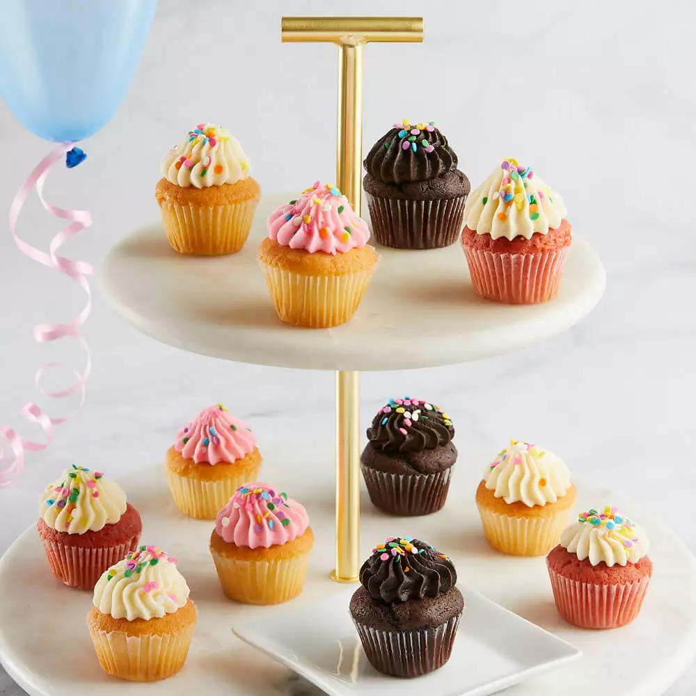 Mini Birthday Cupcakes