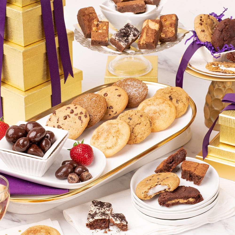 Solid Gold Bakery Tower Close-up