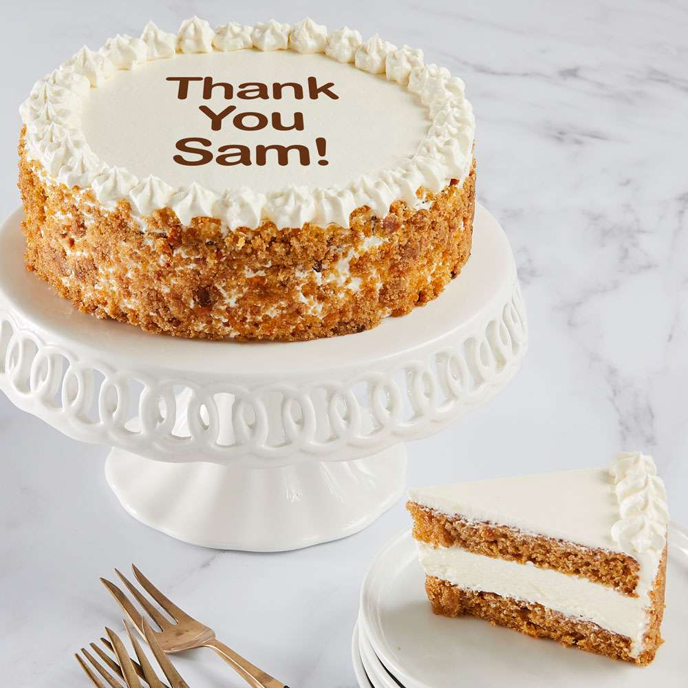Personalized Carrot Cake