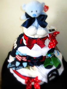 Baby Boy Diaper Cake