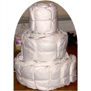 Undecorated Diaper Cakes