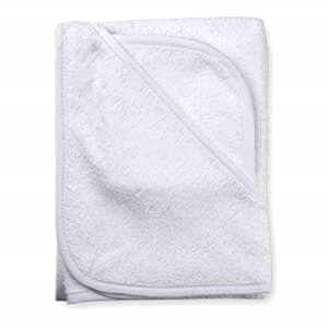 White Terry Infant Hooded Towel