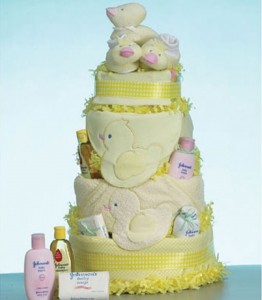 Yellow Duck Diaper Cake Ideas